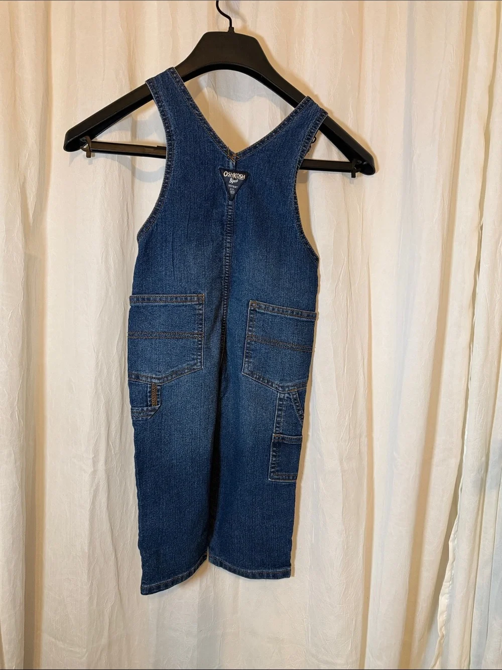 OshKosh B'gosh Dark Blue Denim Overalls